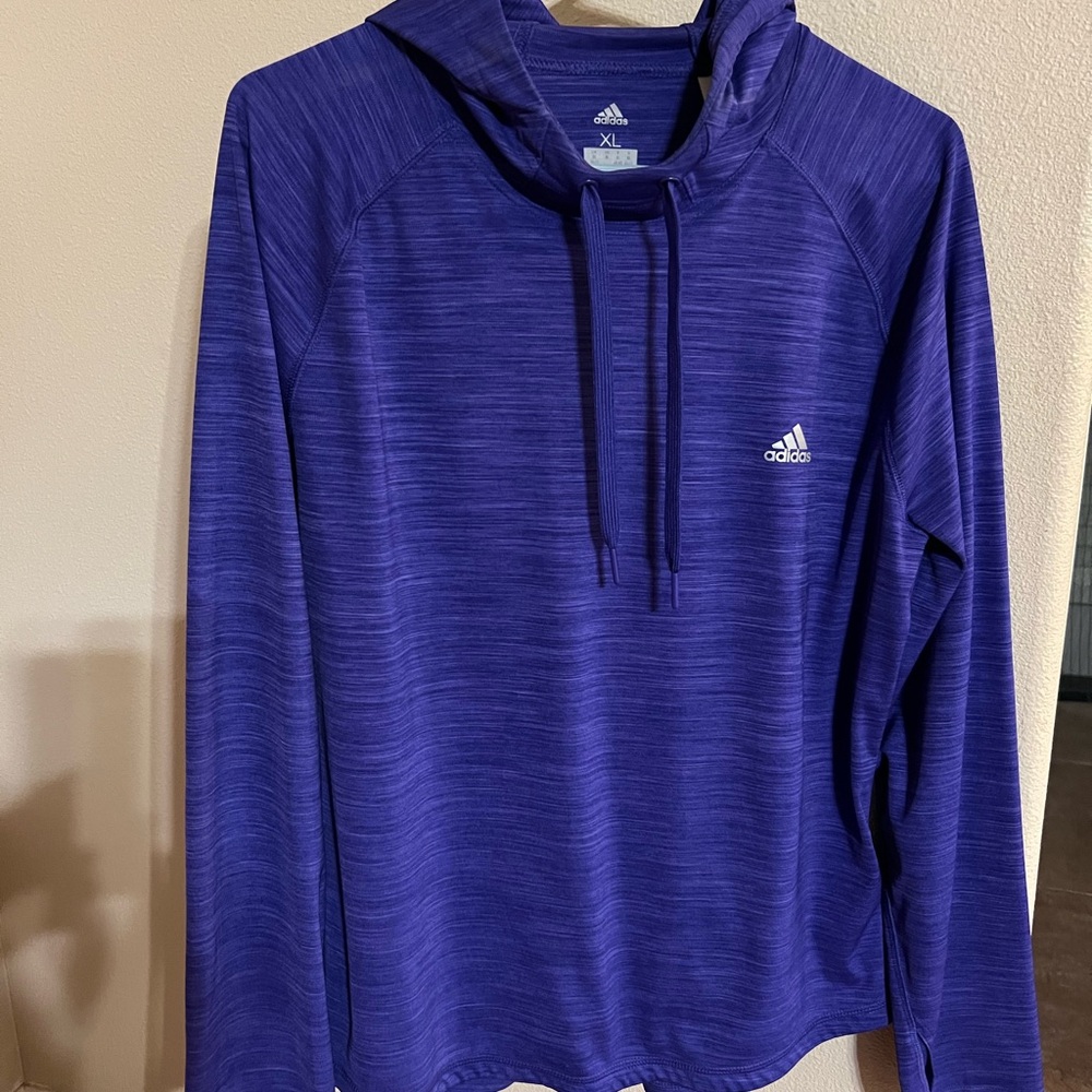 XL Adidas Purple Hoodie